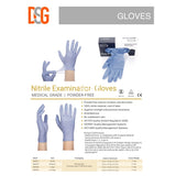 Nitrile Medical Grade Exam Gloves -1000 Gloves per Case